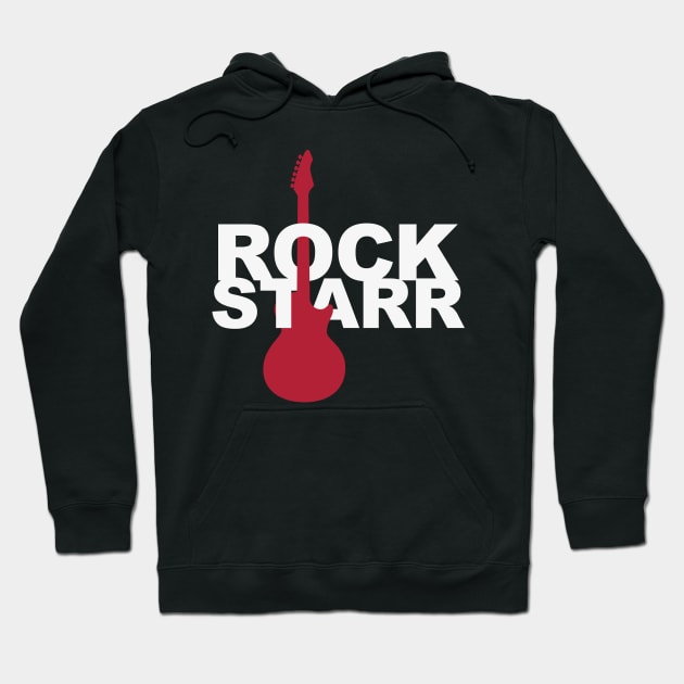 Electric guitar rock starr Hoodie by JewelryArcade